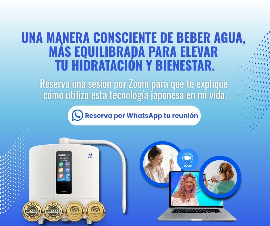 agua kangen de enagic Victoria Valcarcel